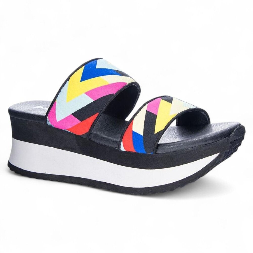 Womens Dirty Laundry Slip on Wedge Sandals